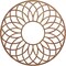 Ekena Millwork Cannes Wood Fretwork Pierced Ceiling Medallion, Walnut, 32"OD x 11"ID x 3/8"T CMWP32X32X0375CNWA - alternate 1